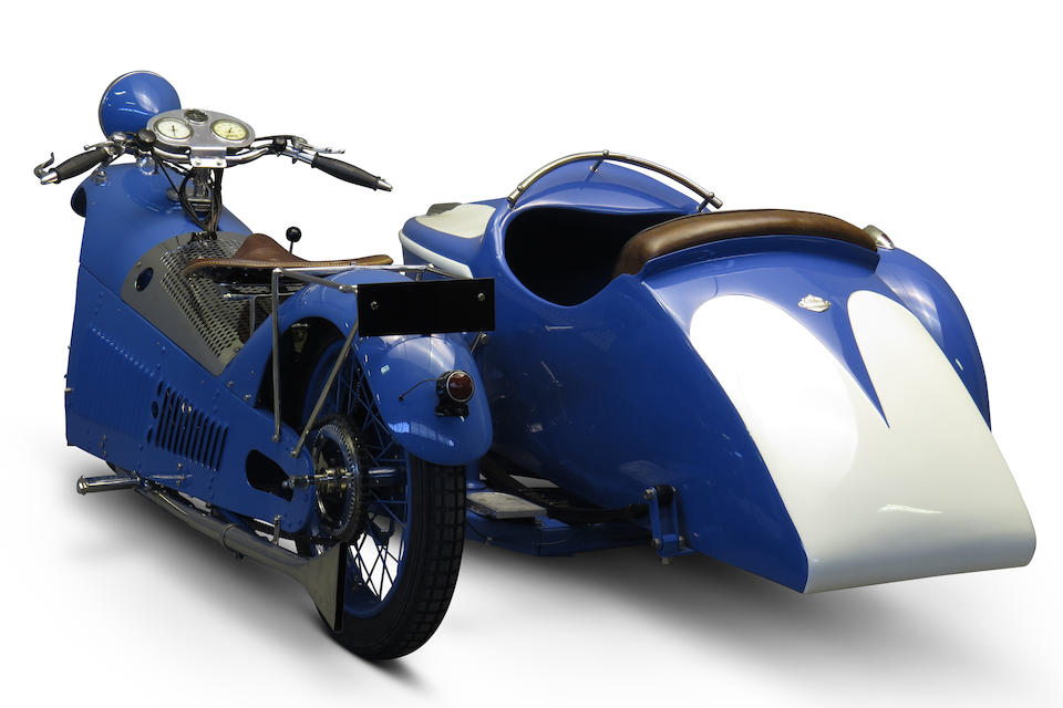 c.1930 Majestic 500cc & Bernardet Sidecar Frame no. 402617 Engine no. 402617