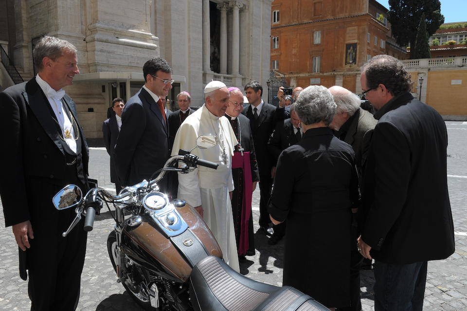 Sold for charity; formerly the property of His Holiness, Pope Francis,,2013 Harley-Davidson 1,585cc FXDC Dyna Super Glide Custom Frame no. 5HD1GV4D3DC306096 Engine no. GV4D306096