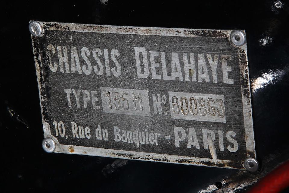 Restaur&#233;e par Andr&#233; Lecoq,1949 Delahaye 135M cabriolet