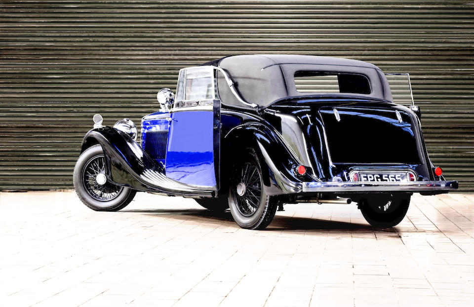 1937 Bentley 4&#188; Liter &#224; porti&#232;res 'parall&#232;les', coup&#233;-sedanca