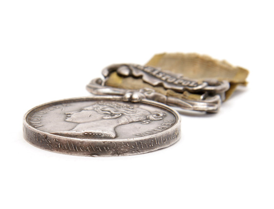 Bonhams A Crimean medal 185456, with bar Sebastopol, John Veitch