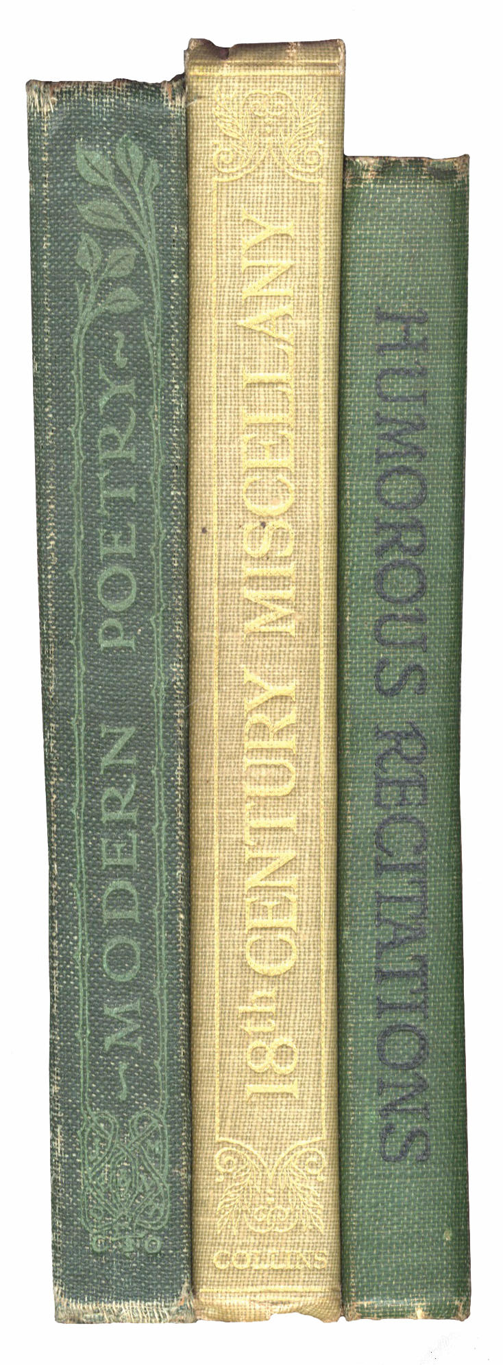 THOMAS (DYLAN) Books from the family library at Cwmdonkin Drive, Swansea, INSCRIBED, 1920-1927 (3)