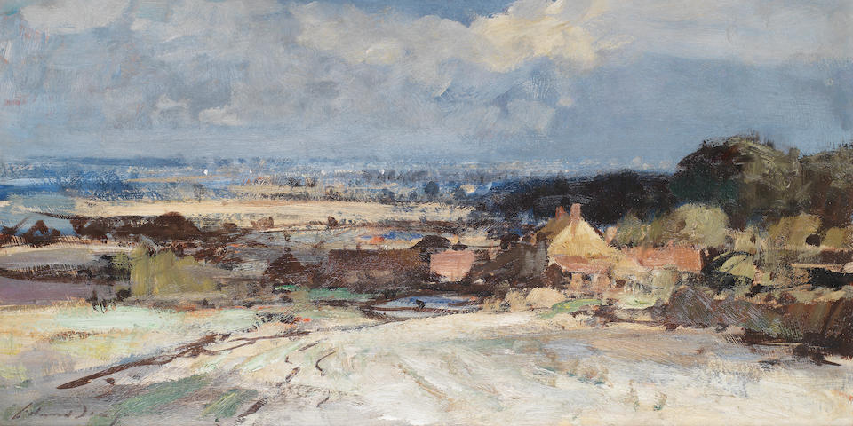 Edward Seago, RWS (British, 1910-1974) 'Trivett's Farm, Norfolk'