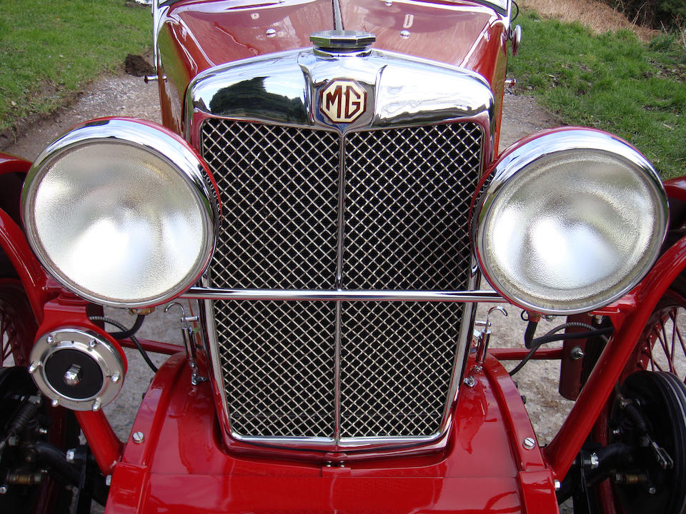 Bonhams : 1932 MG Midget J2 Roadster Chassis no. J2451 Engine no. 1958AJ