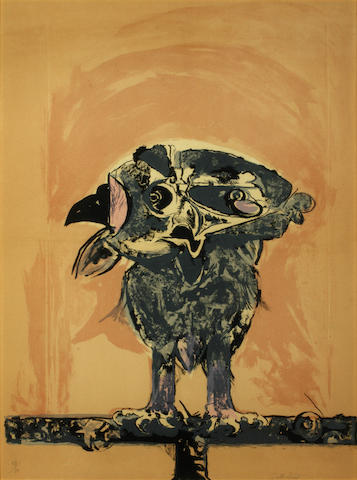 Graham Sutherland O.M. (British, 1903-1980) Owl (A Bestiary And Some Correspondences)