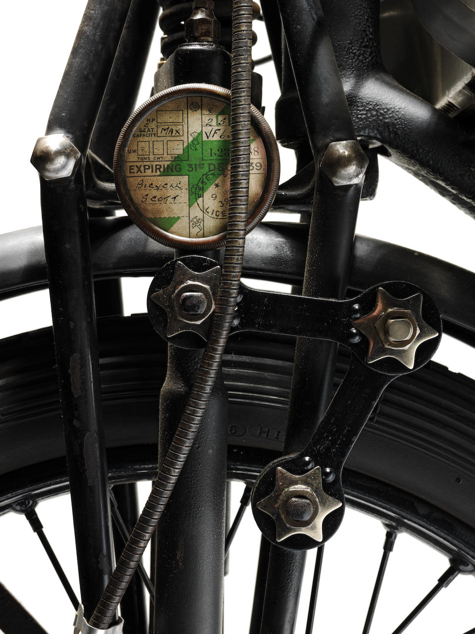 Ex-Phil Vare, Isle of Man Senior TT, Works, 1929 Scott 596cc Racing Motorcycle Frame no. 7M Engine no. RZ 2513