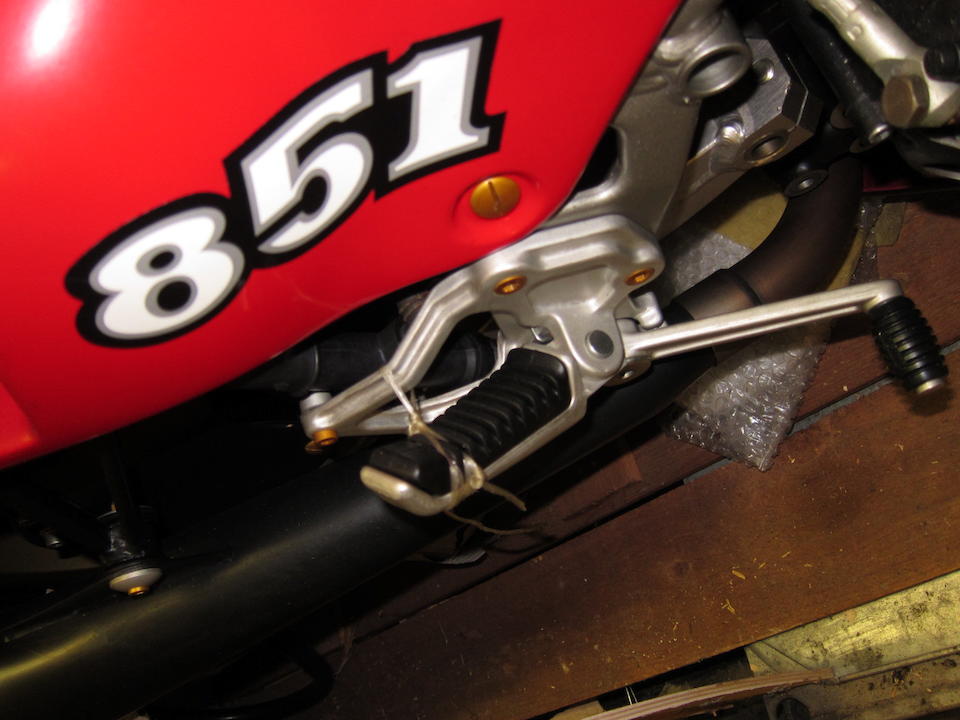 Still in original crate, 'as new' condition, 1989 Ducati 888cc Lucchinelli Replica Racing Motorcycle Frame no. ZDM851S 850126