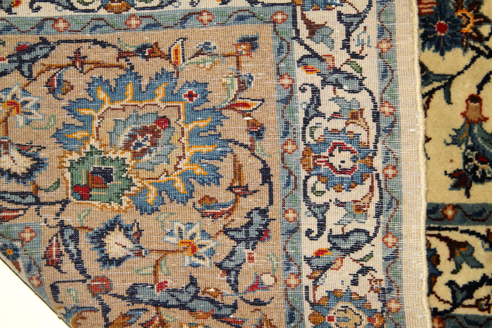 A Kashan carpet, Central Persia, 390cm x 268cm