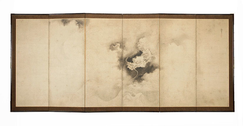 Bonhams Kano Naonobu (16071650) Edo Period, 17th century