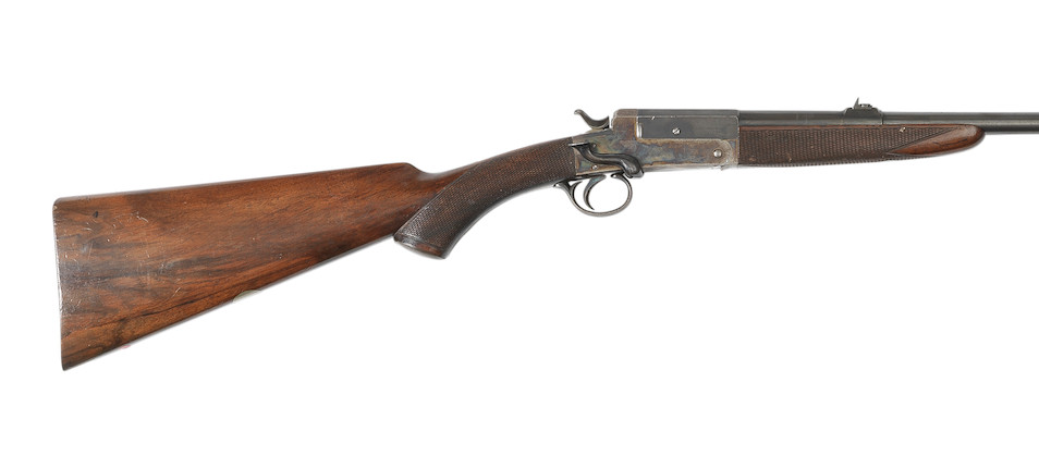 Bonhams : A .255 (Jeffery) hammer rook-rifle by W.J. Jeffery & Co, no ...