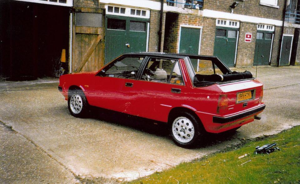 The H.R. Owen Prototype,1987 Lancia Delta HF Turbo Cabriolet  Chassis no. ZLA831AB000377814 Engine no. 687932