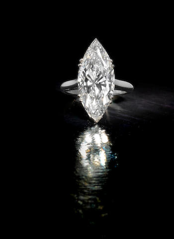Bonhams : A diamond single-stone ring, by Piaget