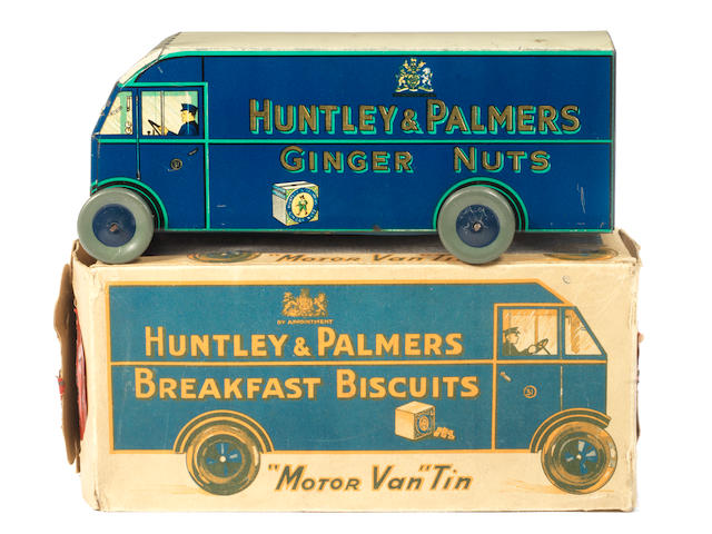 Huntley and Palmer boxed Tribrek Motor Van tin
