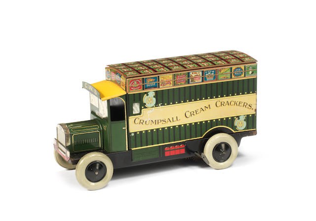 A Barringer, Wallis and Manners for Co-Operative Wholesale Society tinplate Dennis Crumpsall Cream Crackers delivery van