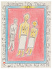 Thumbnail of Frédéric Bruly Bouabré (Ivorian, born 1921) Eight drawings 15 x 10.5cm (5 7/8 x 4 1/8in) each (8) unframed image 2