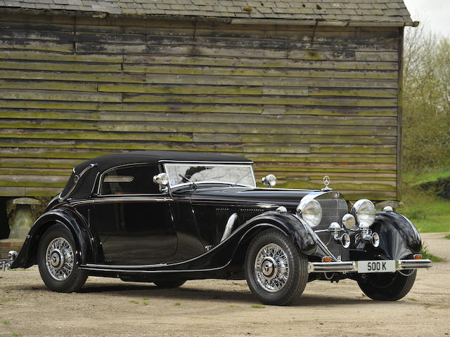 The ex-Rolf Meyer,1935 Mercedes-Benz 500 K Cabriolet Chassis no. 123683 Engine no. 123683