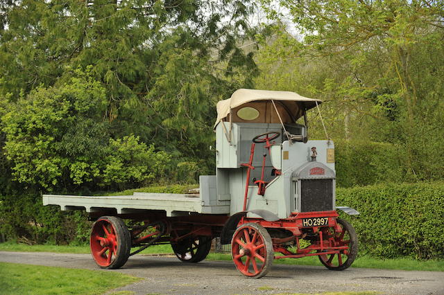 1910 Karrier A6 Flatbed Lorry   Chassis no. 205 Engine no. 1189