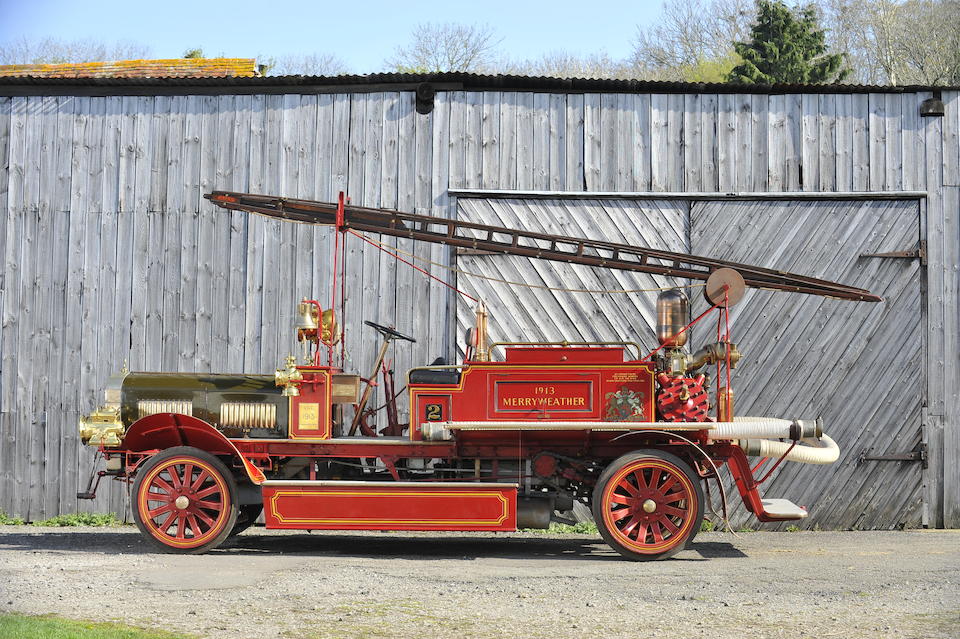 Formerly the works fire engine of brewers Bass, Ratcliff & Gretton,1913 Merryweather  Fire Engine   Chassis no. 3507 Engine no. 1872 W