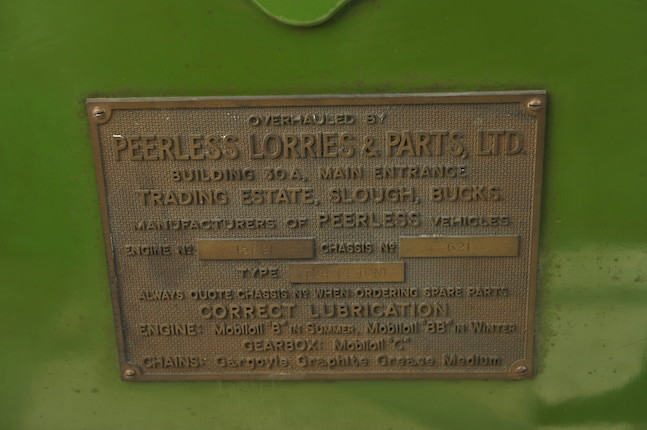 1915 Peerless TC4 4-Ton Open Back Lorry  Chassis no. 621 Engine no. 419 image 9