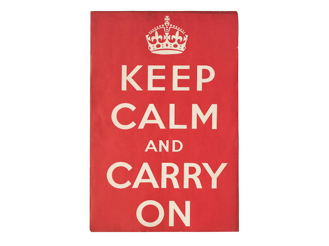 Anonymous "KEEP CALM AND CARRY ON"