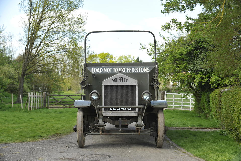 1913 Wolseley CR-Type Lorry   Chassis no. 630 Engine no. 1930