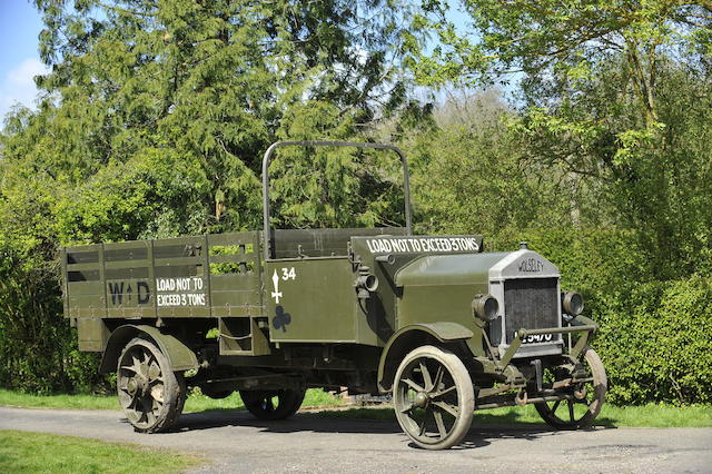 1913 Wolseley CR-Type Lorry   Chassis no. 630 Engine no. 1930