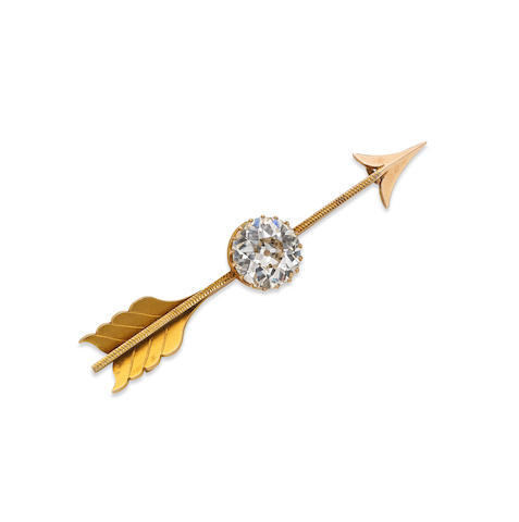 Bonhams : A Victorian diamond brooch