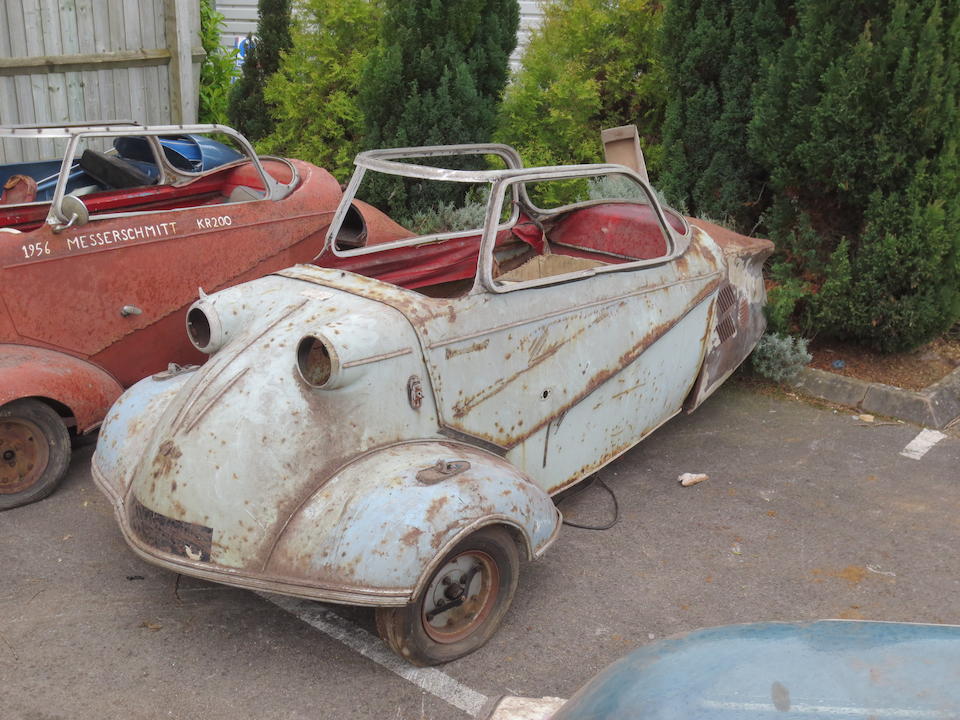 Property of a deceased's estate,c.1960 Messerschmitt KR200 Project  Chassis no. 73874
