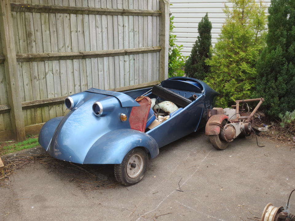 Property of a deceased's estate,c.1961 Messerschmitt KR200 Project  Chassis no. 75314 Engine no. 3132465
