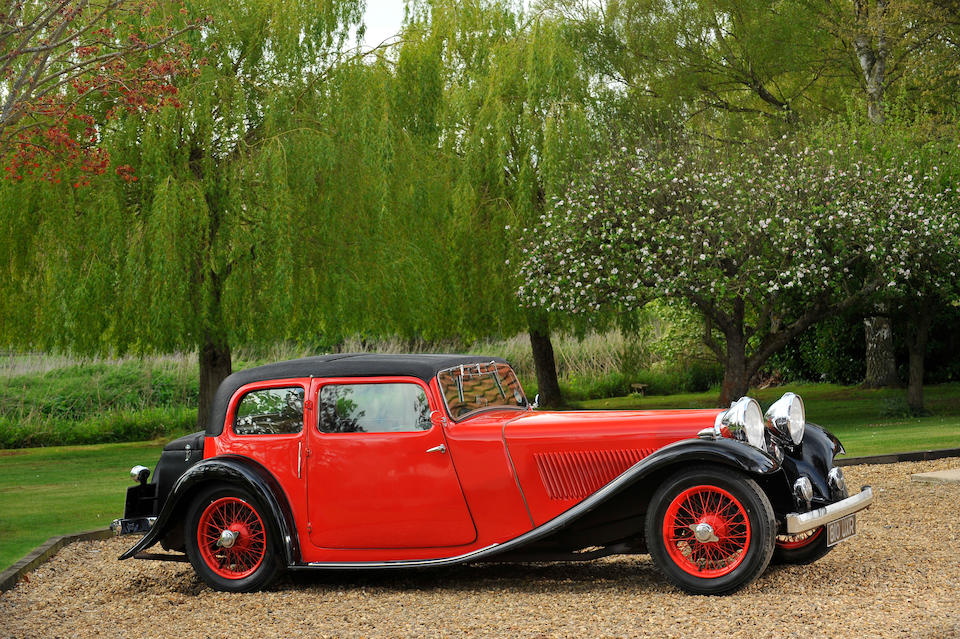 1935 SS 3&#189;-Litre Saloon  Chassis no. 248824 Engine no. Z2460