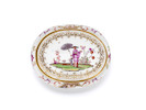 Thumbnail of A Meissen oval sugar box and cover, circa 1723-25 image 2