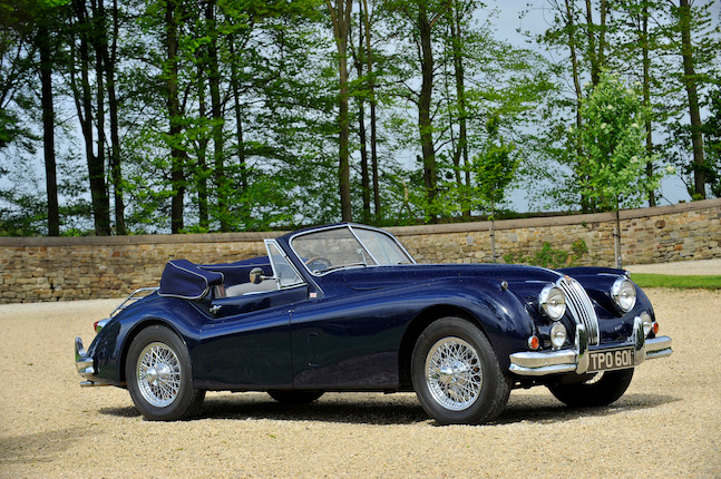 One of only 479 examples,1955 Jaguar XK140 Drophead Coupé  Chassis no. 807210 Engine no. G4297-8 image 1