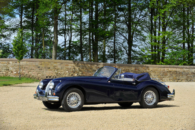 One of only 479 examples,1955 Jaguar XK140 Drophead Coupé  Chassis no. 807210 Engine no. G4297-8 image 26