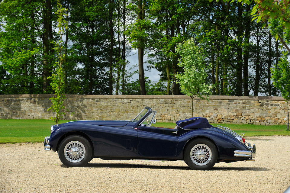 One of only 479 examples,1955 Jaguar XK140 Drophead Coup&#233;  Chassis no. 807210 Engine no. G4297-8
