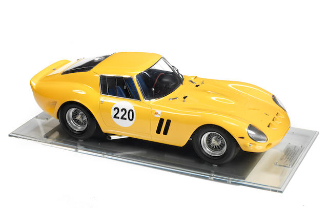 A 1:8 scale model Ferrari 250GTO by Javan Smith,