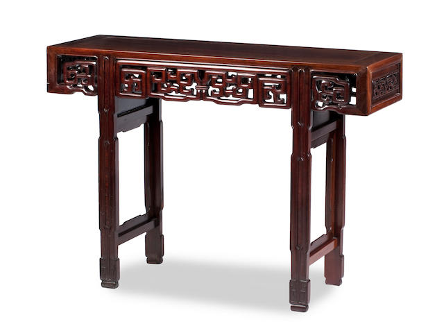 A huanghuali side or altar table 19th century
