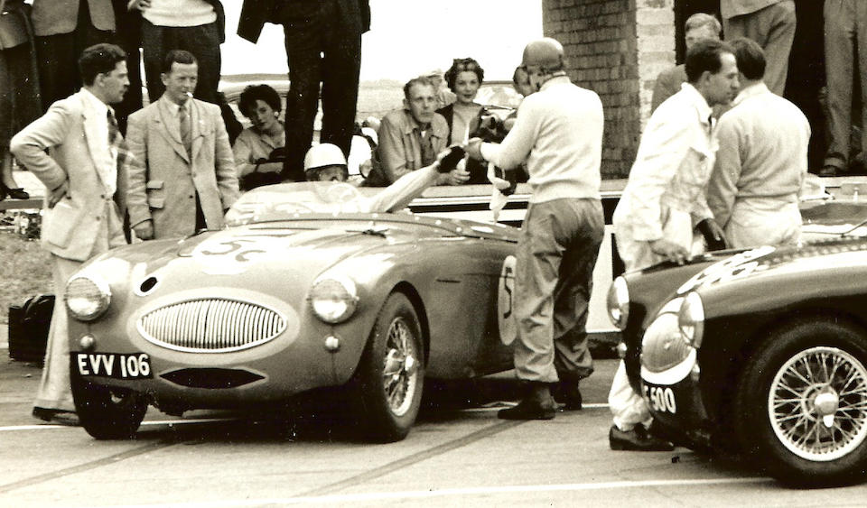The Ex-David Shale, Tony Lanfranchi, Arthur Carter,1955 Austin-Healey 100S Sports Racing Two-Seater  Chassis no. AHS 3509 Engine no. IB.222710