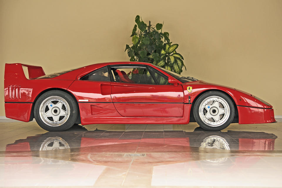 13,500KMs from new,1990 Ferrari F40 Berlinetta  Chassis no. ZFFGJ34B00084454 Engine no. 21353