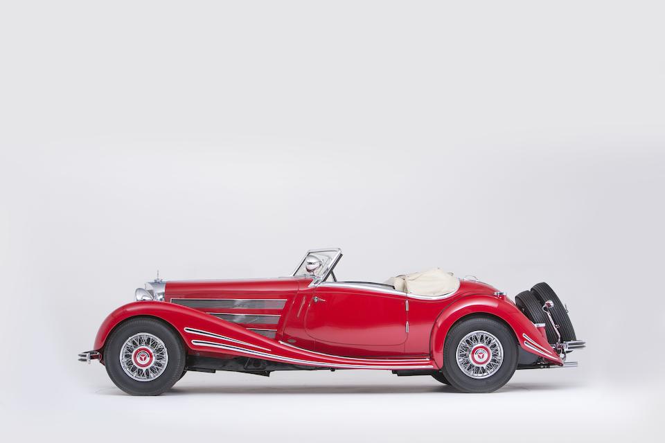 Sold without reserve to benefit the Cancer and Alzheimer's Charities of Sweden,1934 Mercedes-Benz 500 K/540 K (factory upgrade) Spezial Roadster Chassis no. 105136 Engine no. 105136