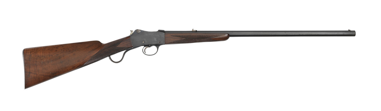 Bonhams : A .380 Martini action hammer rook rifle by L. Gilliquet, no. 1807