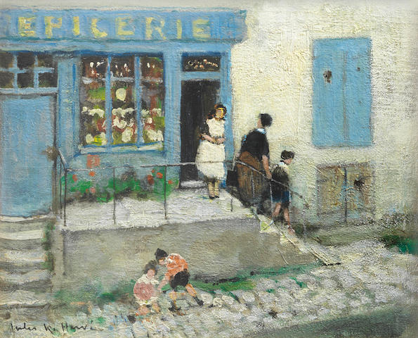 Jules Ren&#233; Herv&#233; (French, 1887-1981) L'Epicerie