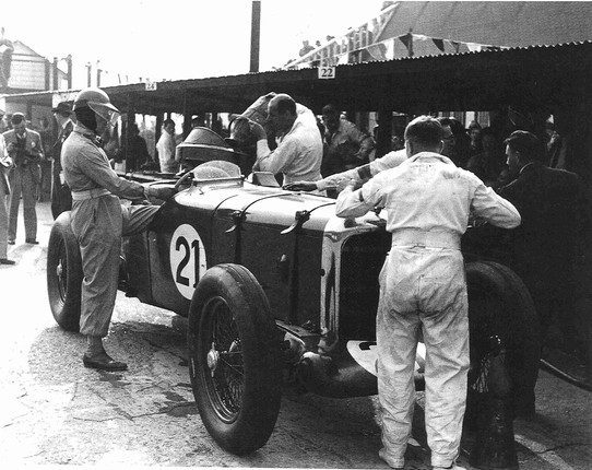 The ex-Lord Howe/Hon. Brian Lewis/John Hindmarsh/Charles Brackenbury/C.E.C.Martin/Marcel Lehoux - 1936 Grand Prix de L'ACF, 1936 and 1937 RAC Tourist Trophy,1936 BRDC Brooklands 500-Mile Race, 1937 Le Mans, 1952 Goodwood Nine Hours entry and Alan Hess Sports Car record breaking, Fox & Nicholl Team Car  'EPE 97' ,1936 Lagonda LG45R Rapide Sports-Racing Two-Seater  Chassis no. 12111 Engine no. 12111 image 9