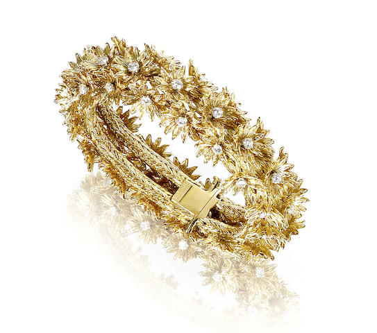 A diamond-set bracelet,  by Cartier,