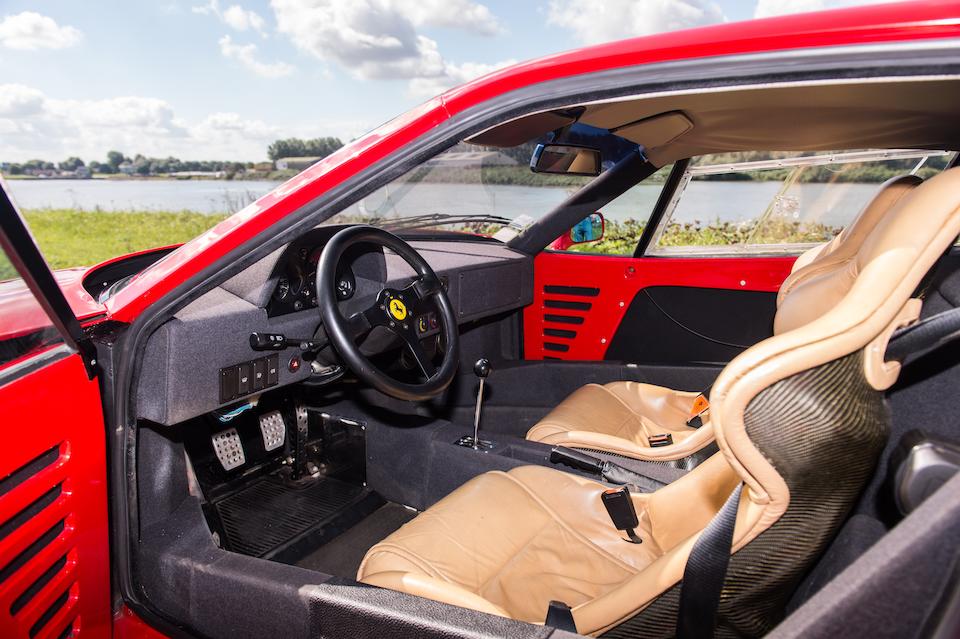 The ex-Nigel Mansell, Ferrari Classiche certified,1989 Ferrari F40 Berlinetta Chassis no. ZFFGJ34B000080022 Engine no. 16148
