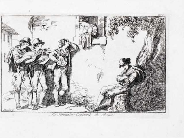 PINELLI, B., Nuova Raccolta di Cinquanta Costumi Pittoreschi, Roma, 1817