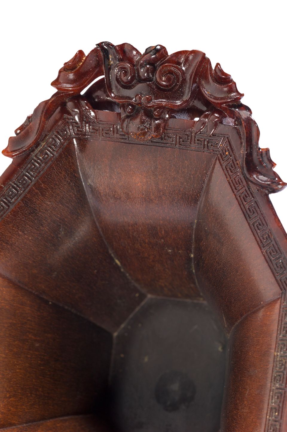 An archaistic rhinoceros horn libation cup 18th century
