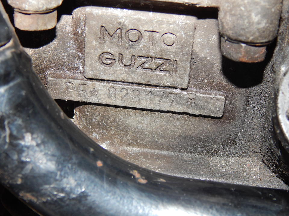 1983 Moto Guzzi 490cc V50 Monza Frame no. 12180 Engine no. 23177