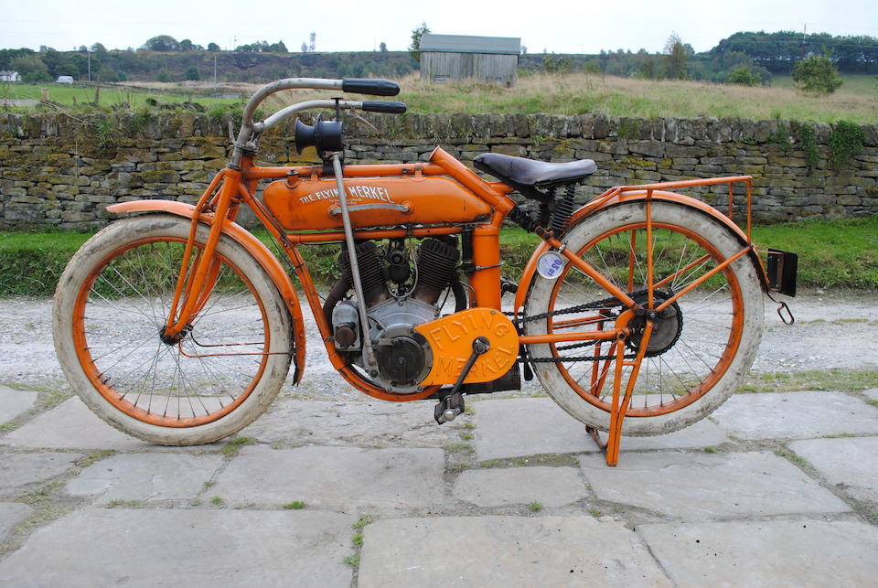 Formerly the property of the late Bernard Thomas,1914 Flying Merkel 980cc V-Twin Frame no. 11692 (DVLA issued) Engine no. FOR 2X 11692