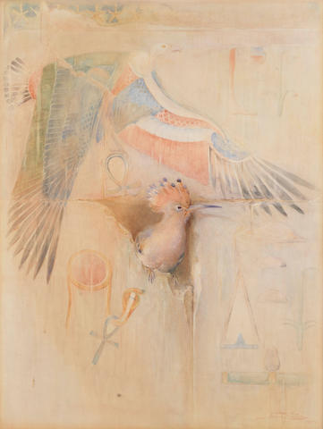 Howard Carter (British, 1873-1939) Under the Protection of the Gods