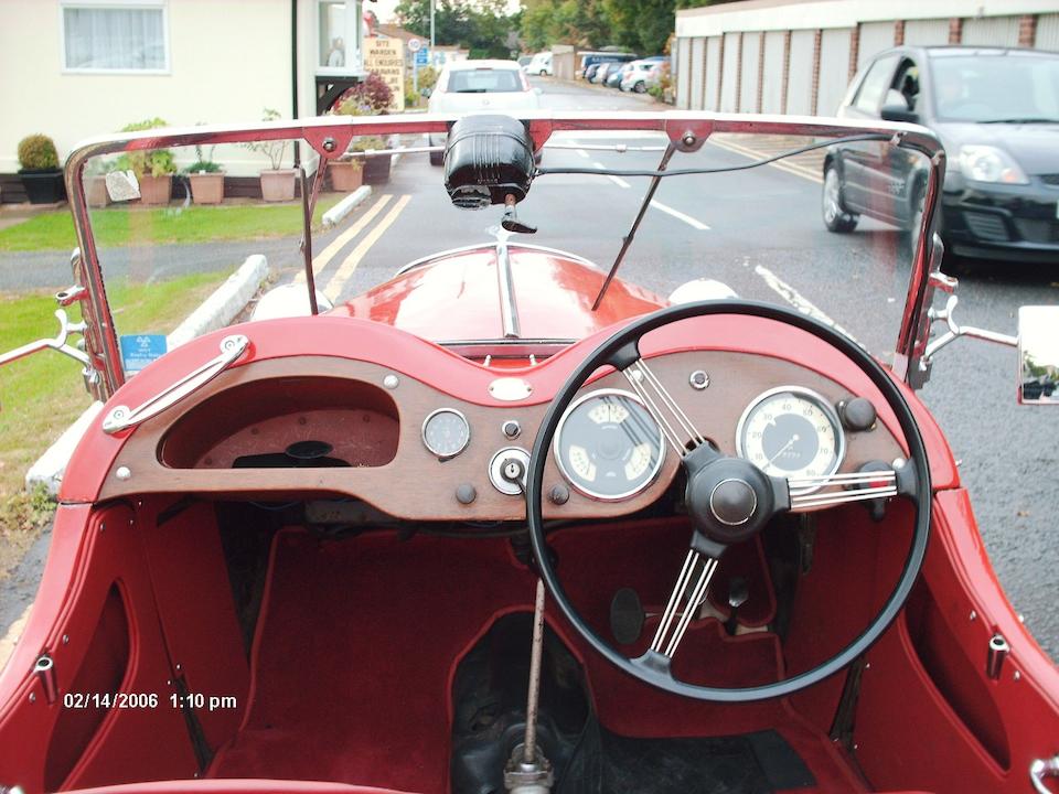 1950 Singer Nine 4AB Roadster  Chassis no. 4A5567T Engine no. A5687T